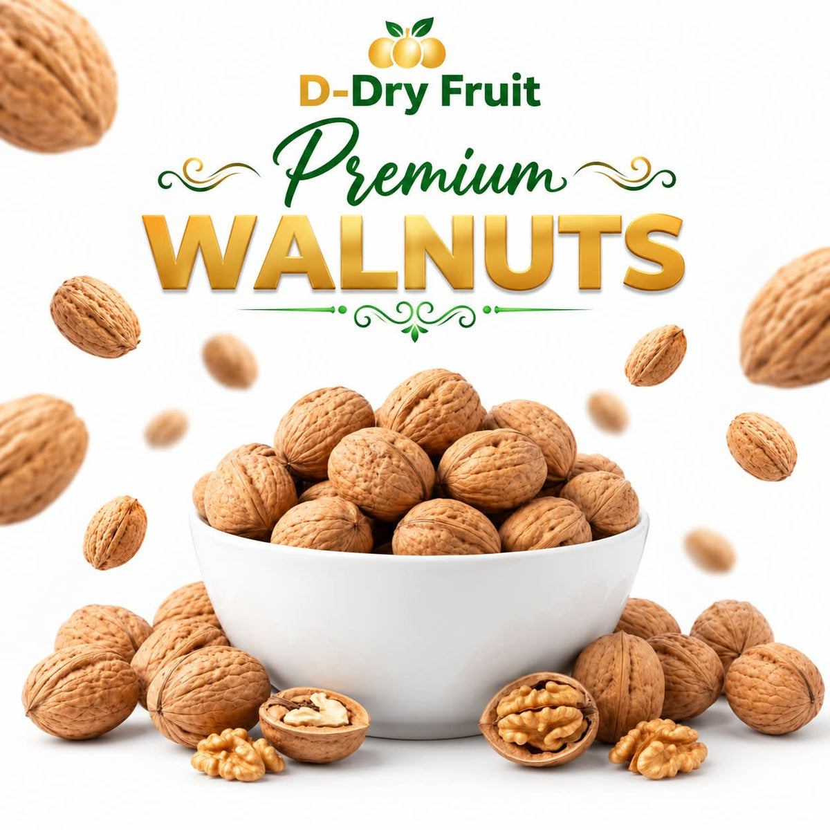 Premium Walnuts – Fresh, Crunchy & Rich | Luxury Quality